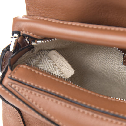 Loewe Calfskin Mini Puzzle Bag Tan 7 of 10