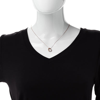 Cartier 18K Pink Yellow White Gold Trinity Pendant Necklace 2 of 9
