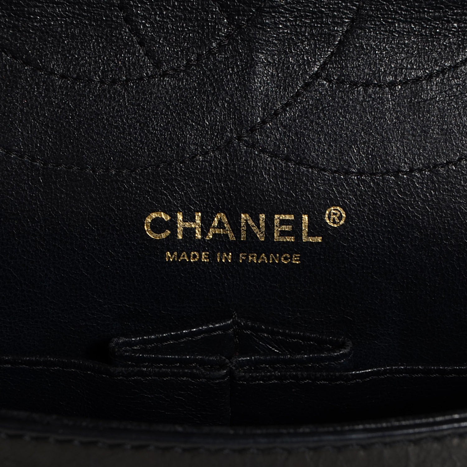 Chanel Glazed Calfskin 2.55 Reissue 227 Flap Black 7 of 9