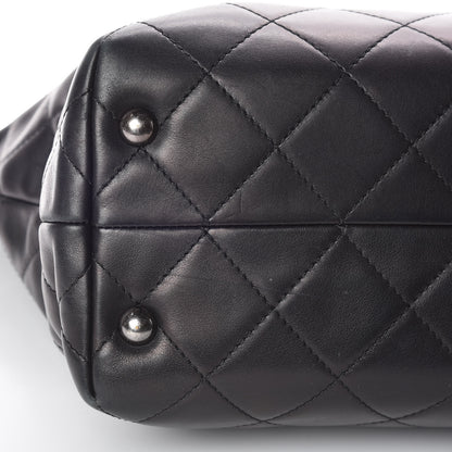 Chanel Calfskin Quilted Large Shopping In Chains Tote Black 14 of 14