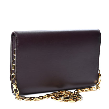 Louis Vuitton Calfskin Chain Louise GM Amarante 2 of 8