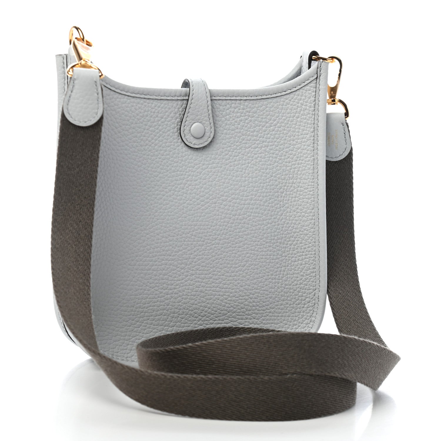 Hermes Taurillon Clemence Amazone Evelyne TPM Gris Perle Etain 3 of 9