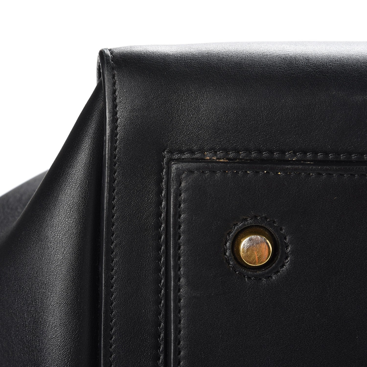 Celine Smooth Calfskin Large Tie Knot Tote Black 15 of 16