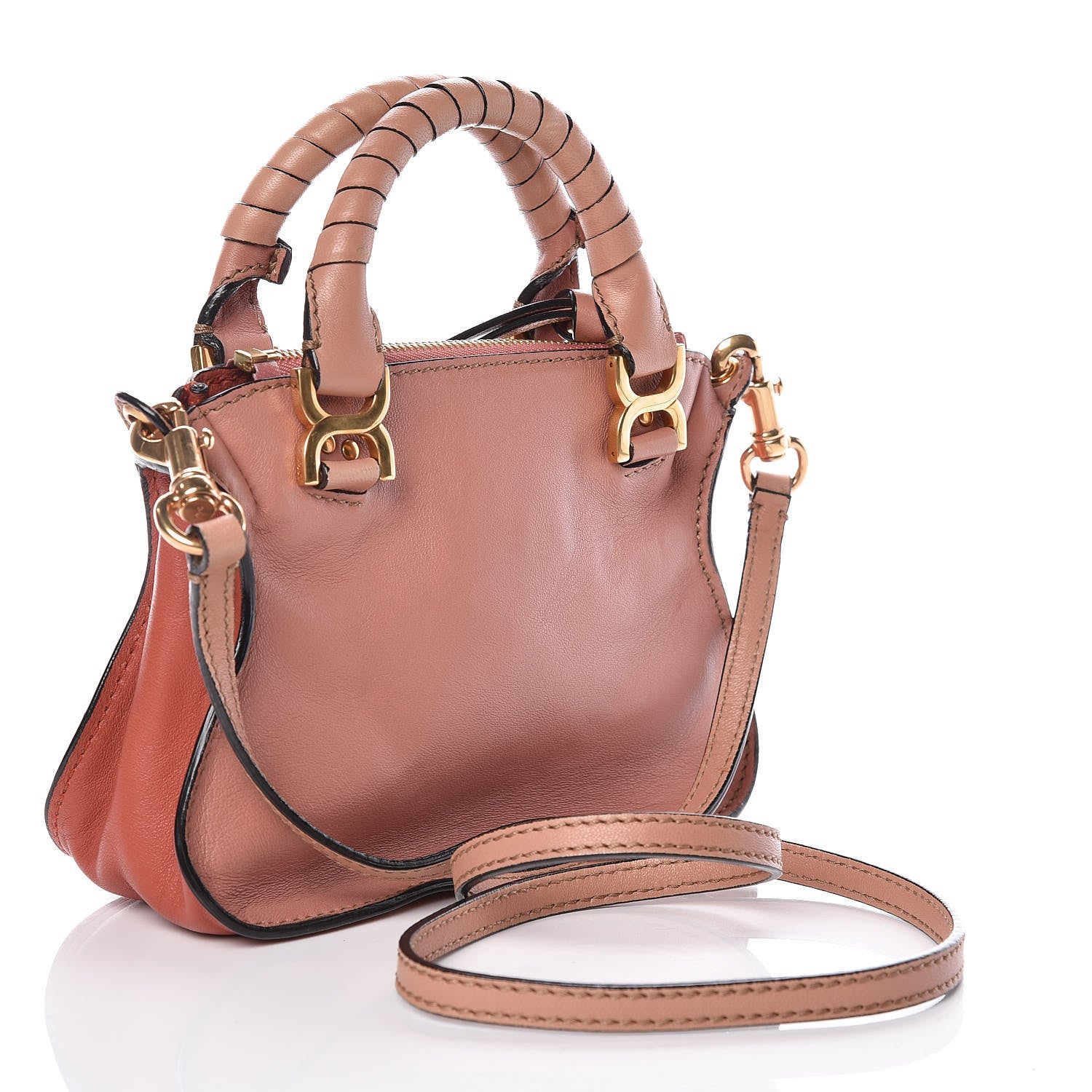 Chloe Calfskin Mini Marcie Satchel Waterlily 3 of 13