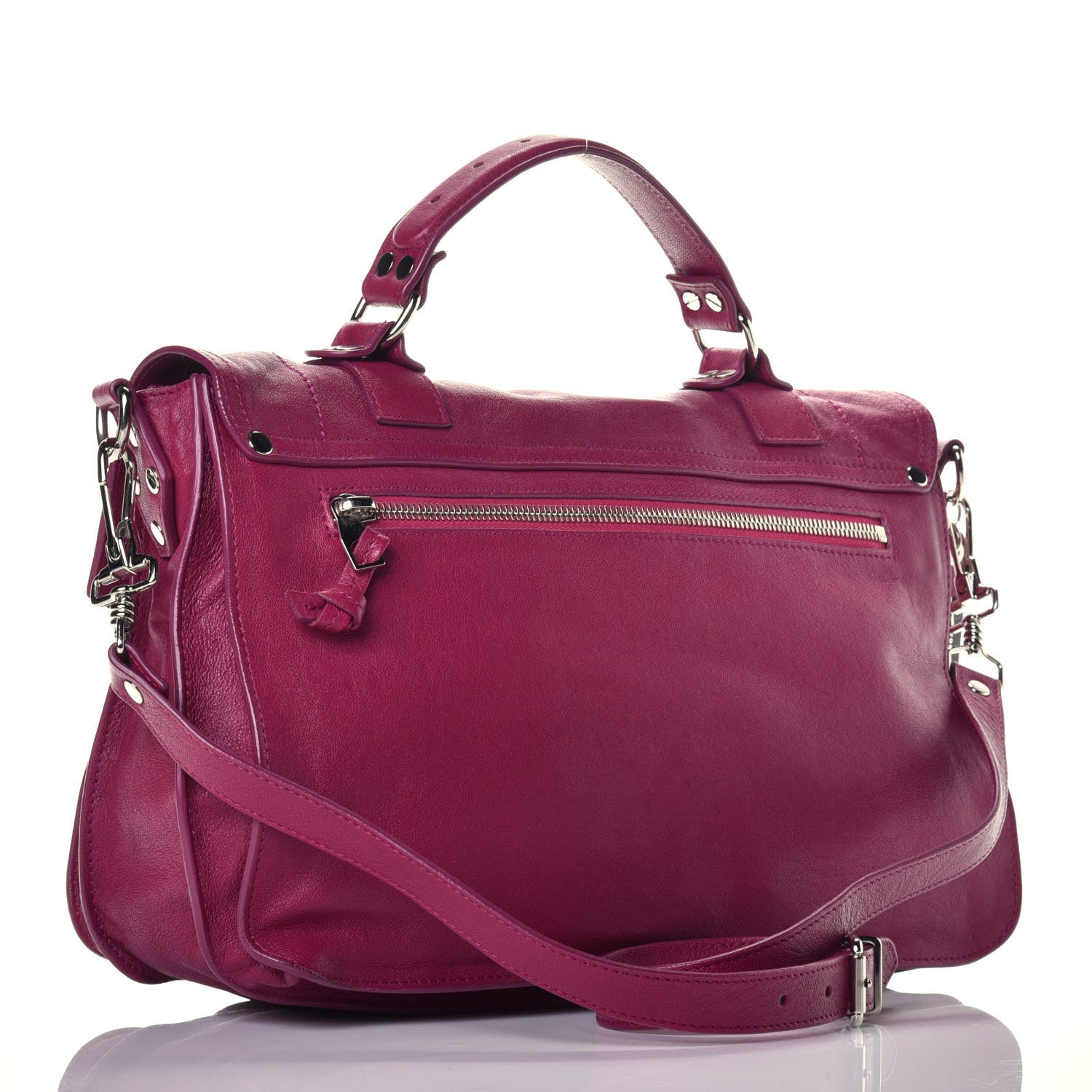 Proenza Schouler Lambskin Medium PS1 Satchel Fleur De Lys 4 of 13