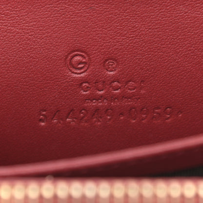 Gucci Microguccissima Zip Around Card Case Red 6 of 7