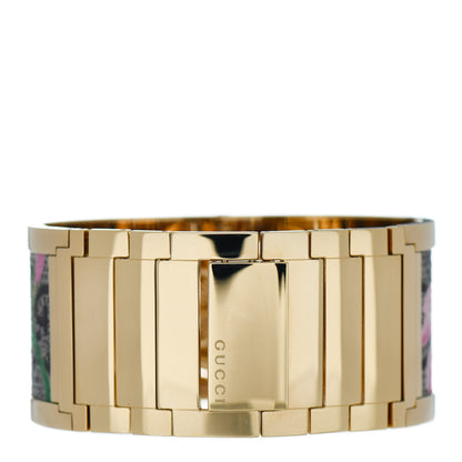 Gucci Stainless Steel Canvas 33mm Twirl GG Supreme Blooms Quartz Watch 3 of 5