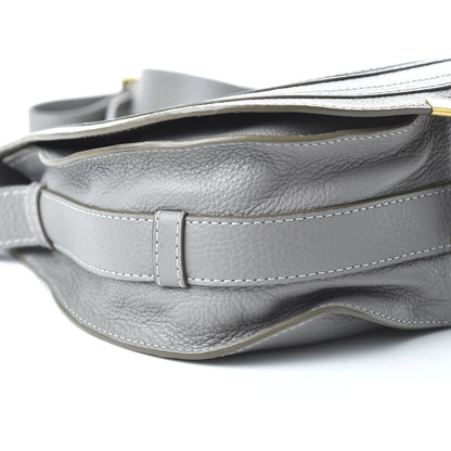 Chloe Calfskin Medium Marcie Round Crossbody Bag Cashmere Grey 6 of 9