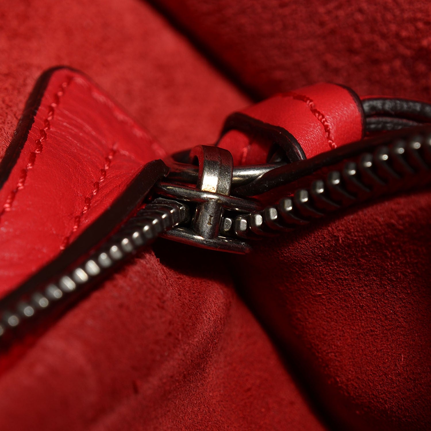 Celine Supple Calfskin Medium Phantom Luggage Vermillion 9 of 9