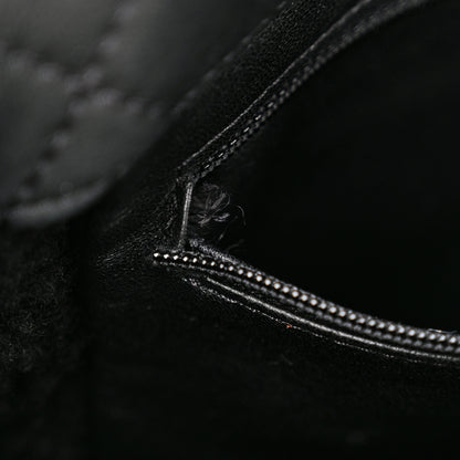 Chanel Lambskin Shearling Coco Neige Backpack Black 10 of 10