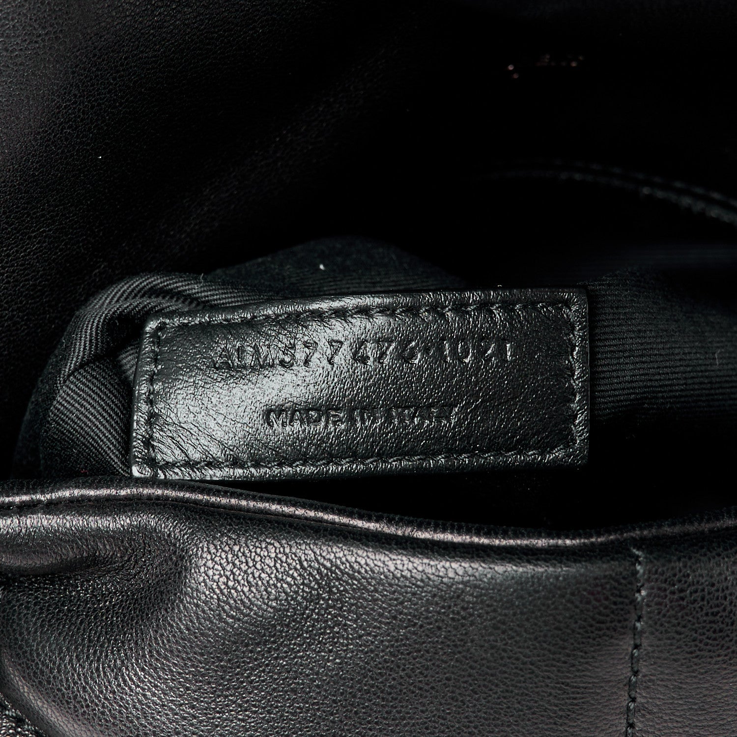 Saint Laurent Lambskin Quilted Monogram Monochrome Small Loulou Puffer Chain Satchel Black 8 of 11