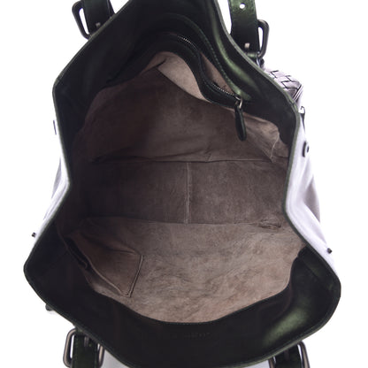 Bottega Veneta Iridescent Scarabee Multi Pocket Tote Green 5 of 13