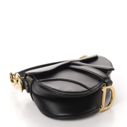 Christian Dior Calfskin Mini Saddle Bag Black 4 of 10