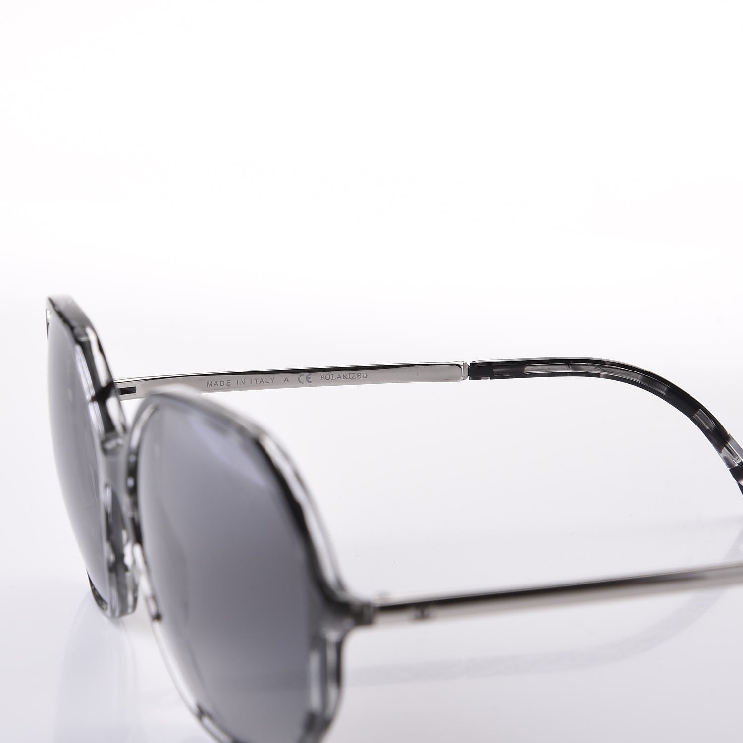 Chanel CC Polarized Oversized Sunglasses 5345 Black Grey 5 of 9