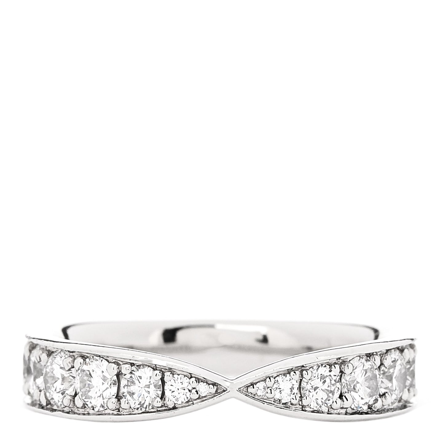 Platinum Diamond 4.3mm Harmony Band Ring 54 7
