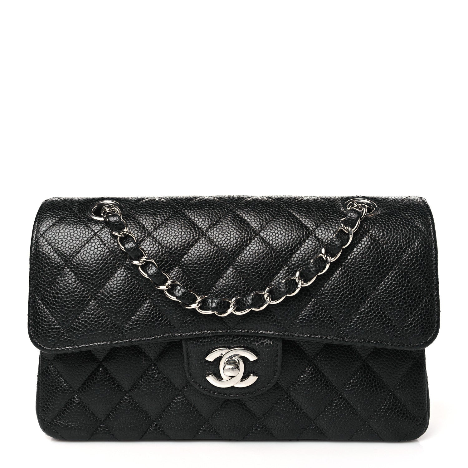 Chanel Caviar Quilted Small Double Flap Black 1 of 10