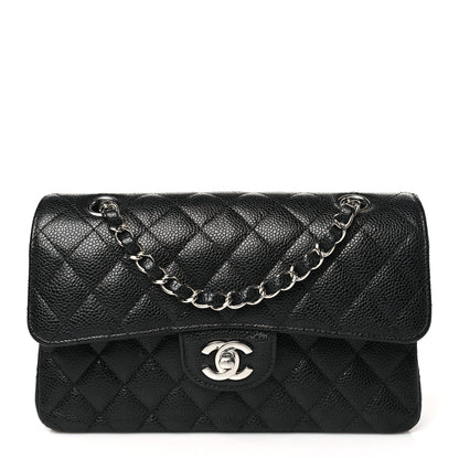 Chanel Caviar Quilted Small Double Flap Black 1 of 10