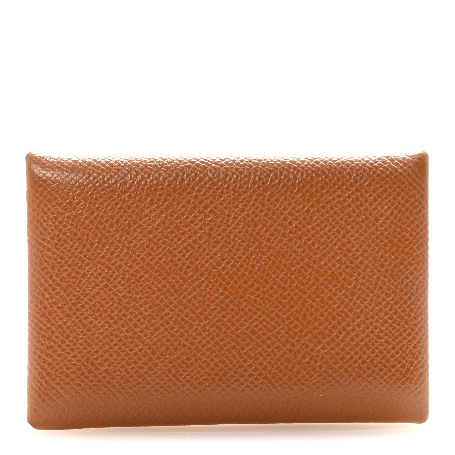 Hermes Epsom Calvi Card Case Gold 1 of 7
