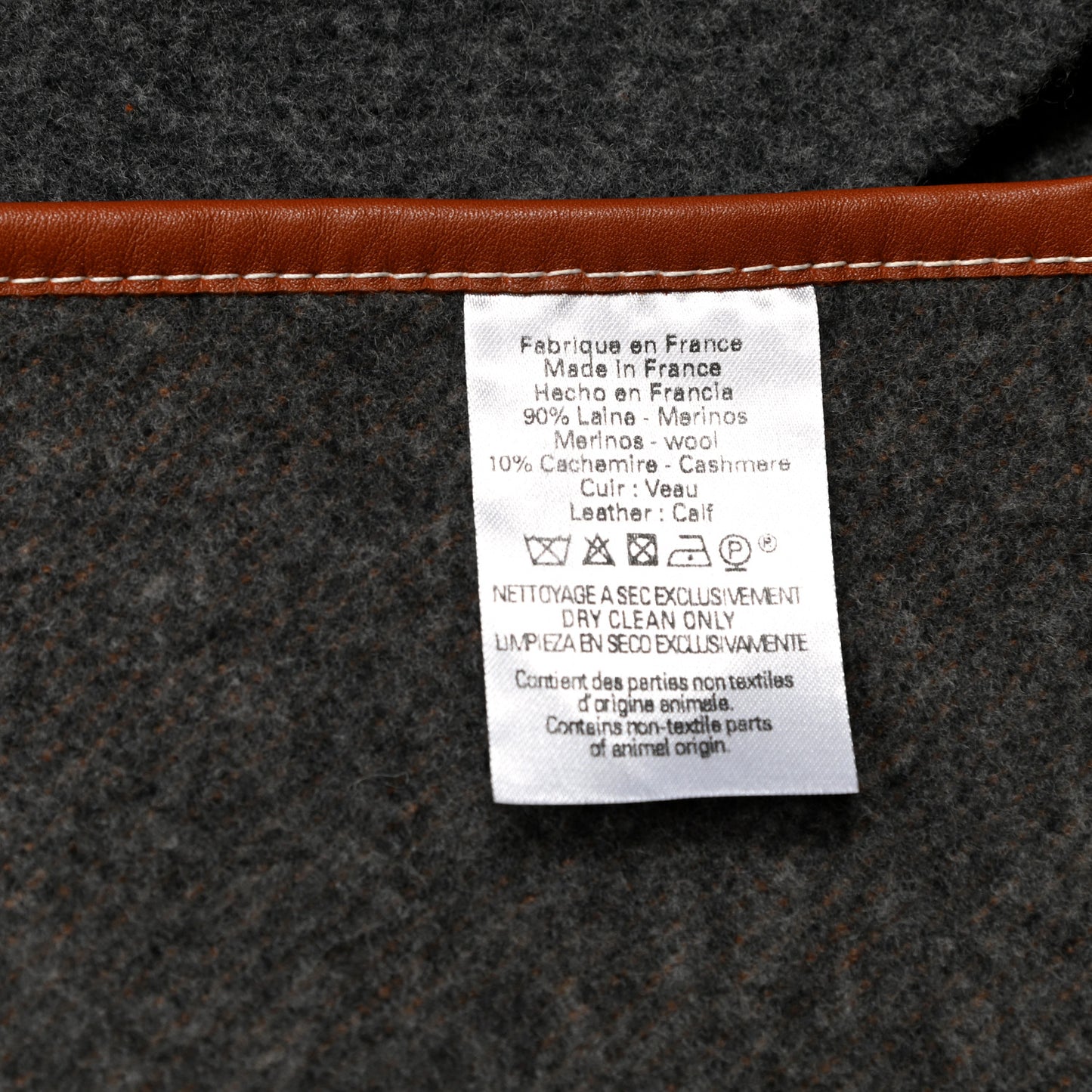 Wool Cashmere Bivouac Poncho Gold