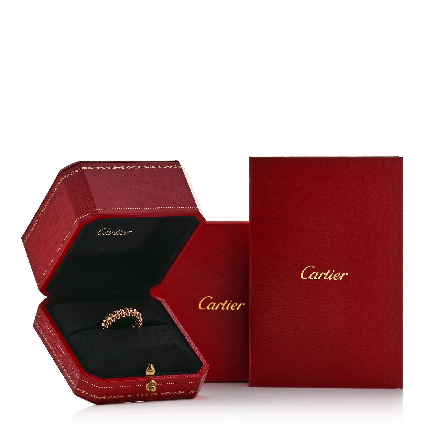 Cartier 18K Pink Gold SM Clash De Cartier Ring 51 5.75 5 of 5