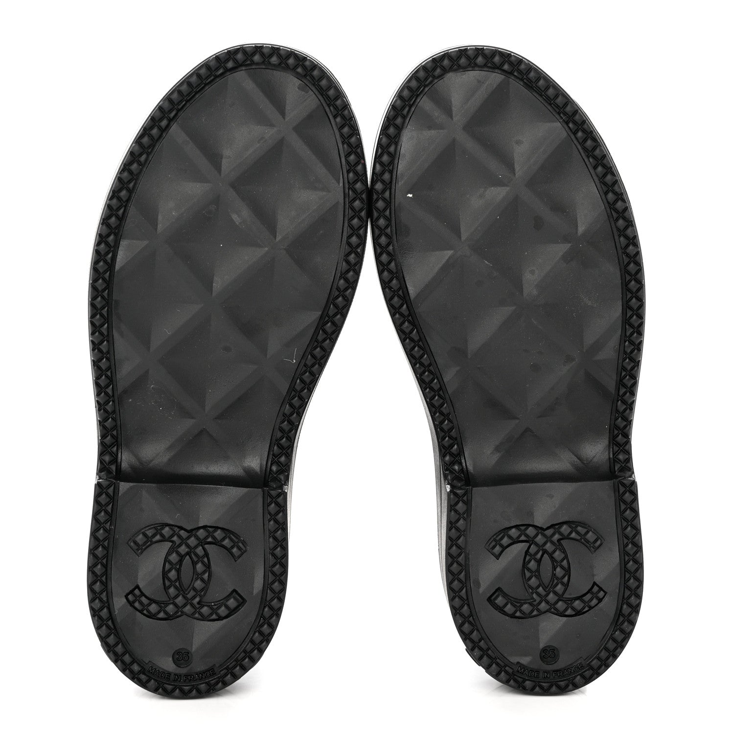 Chanel Caoutchouk CC High Boots 35 Black 5 of 8