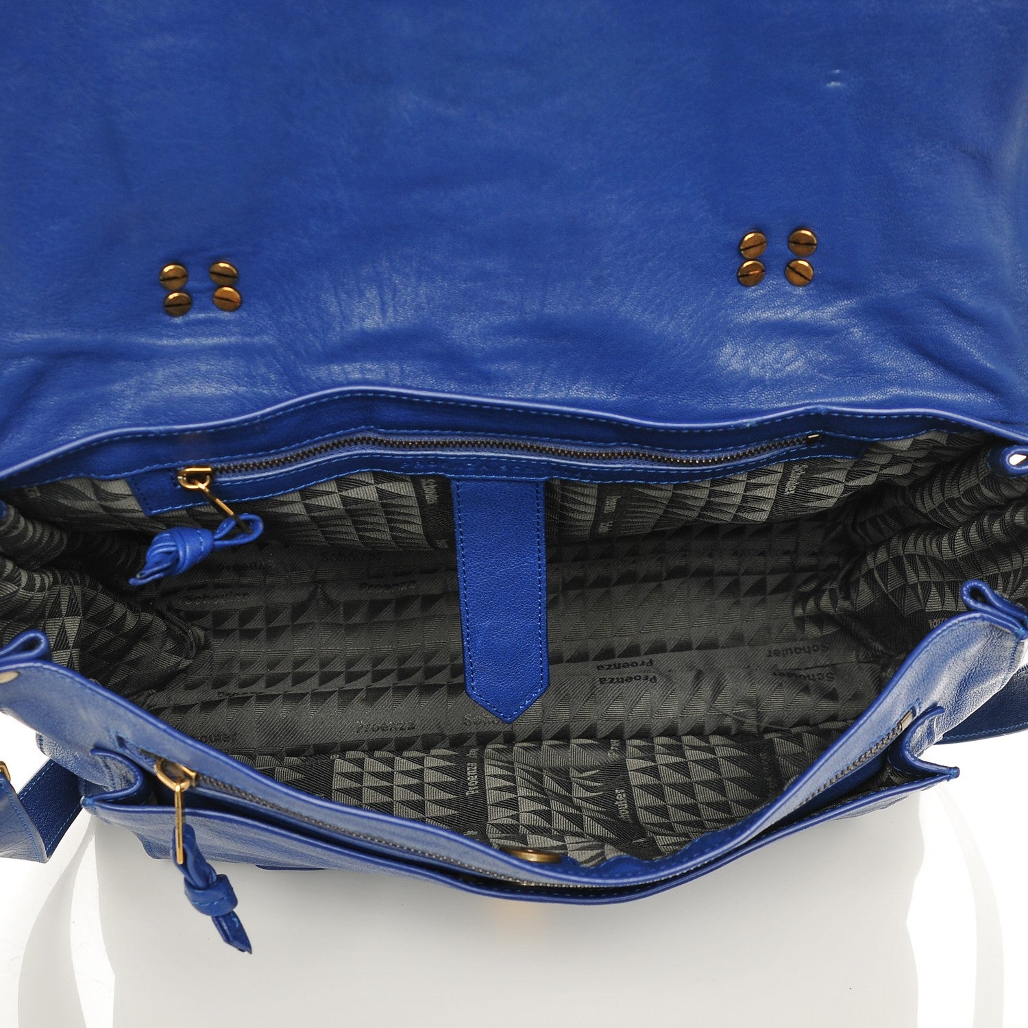 Proenza Schouler Lambskin Large PS1 Satchel Royal Blue 5 of 7