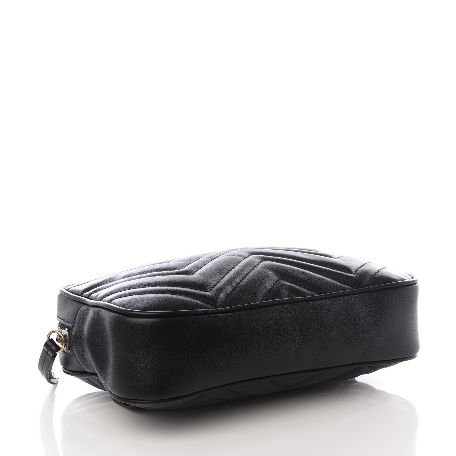 Gucci Calfskin Matelasse Mens GG Marmont Belt Bag 90 36 Black 3 of 8