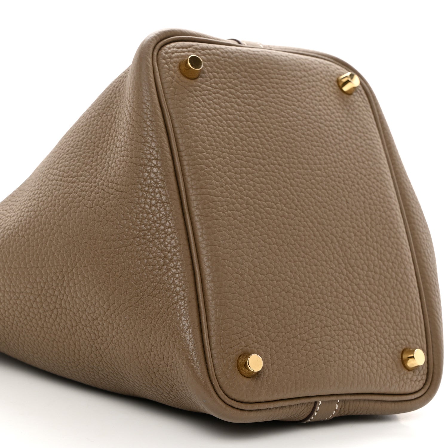 Hermes Taurillon Clemence Picotin Lock 18 PM Etoupe 8 of 11