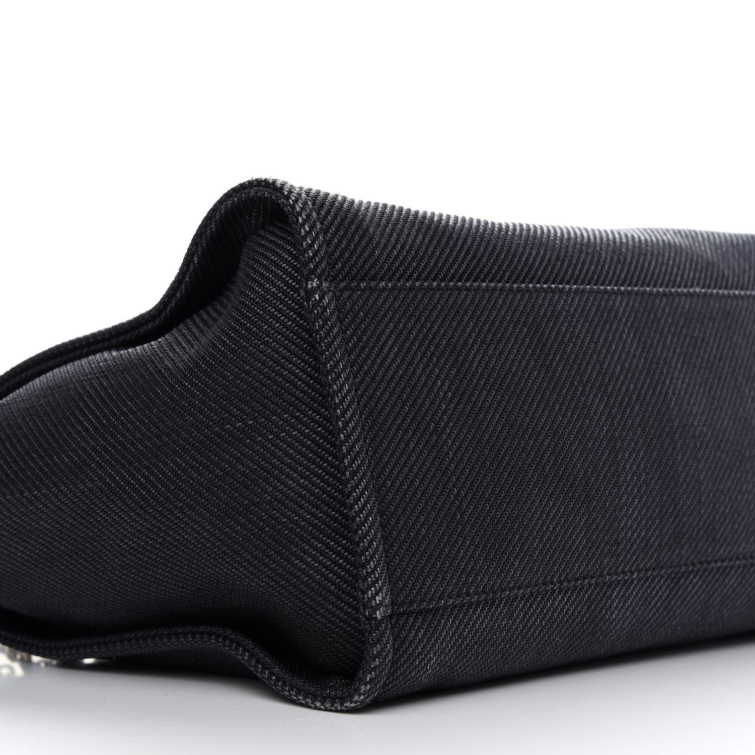 Chanel Mixed Fibers Calfskin Medium Deauville Tote Black 8 of 9