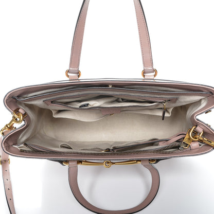 Gucci Patent Medium Bright Bit Top Handle Tote Dark Cipria 5 of 8