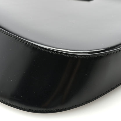 Prada Spazzolato Cleo Shoulder Bag Black 8 of 9