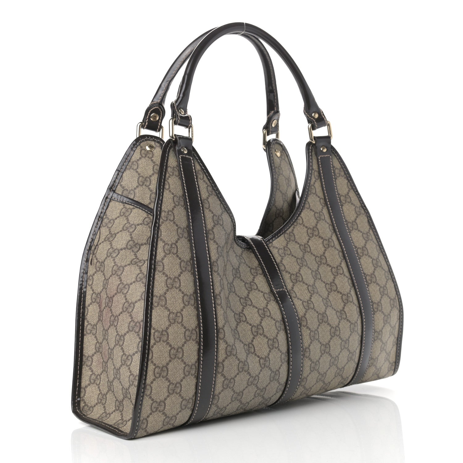 Gucci GG Plus Monogram Medium Joy Shoulder Bag Dark Brown 3 of 13