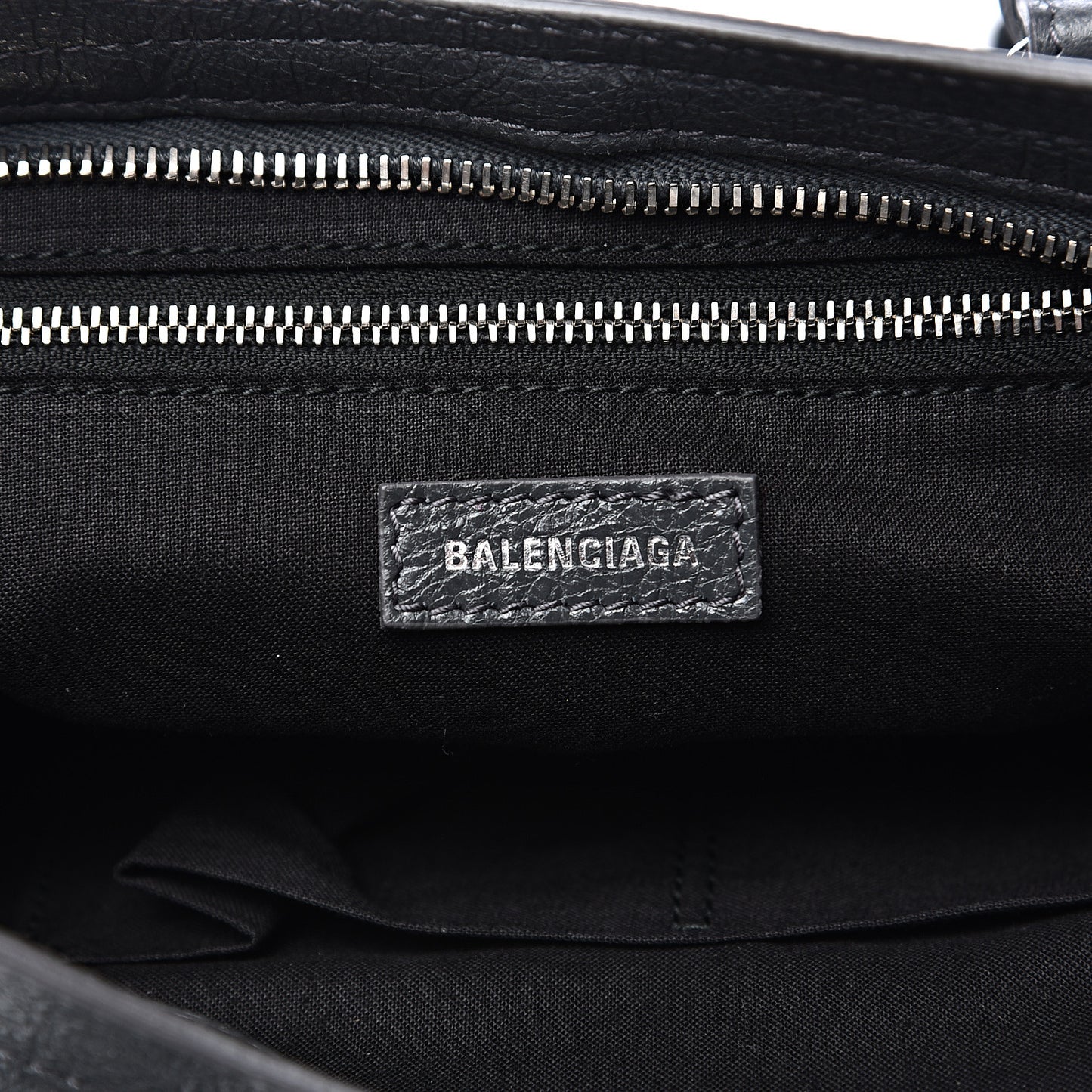 Agneau Classic Silver Hardware S City Gris Fossile