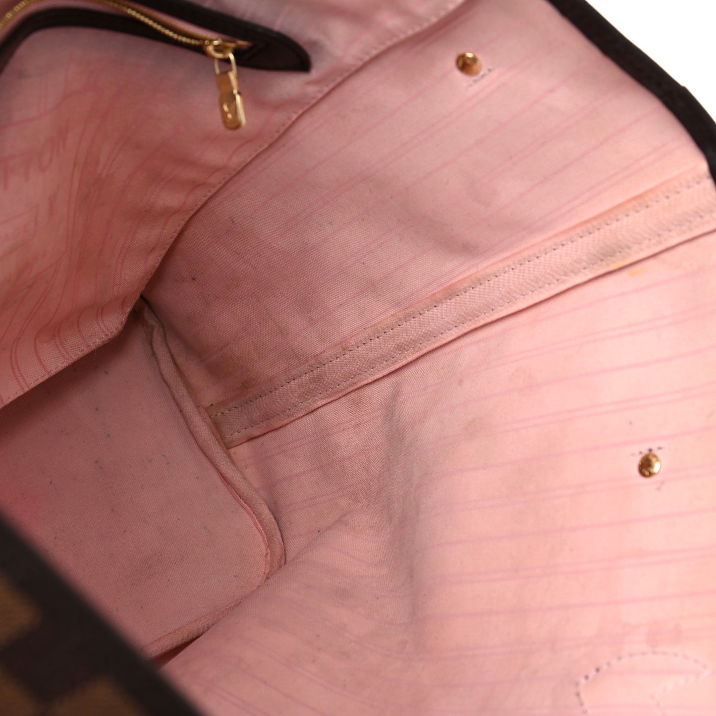 Damier Ebene Neo Neverfull MM Rose Ballerine