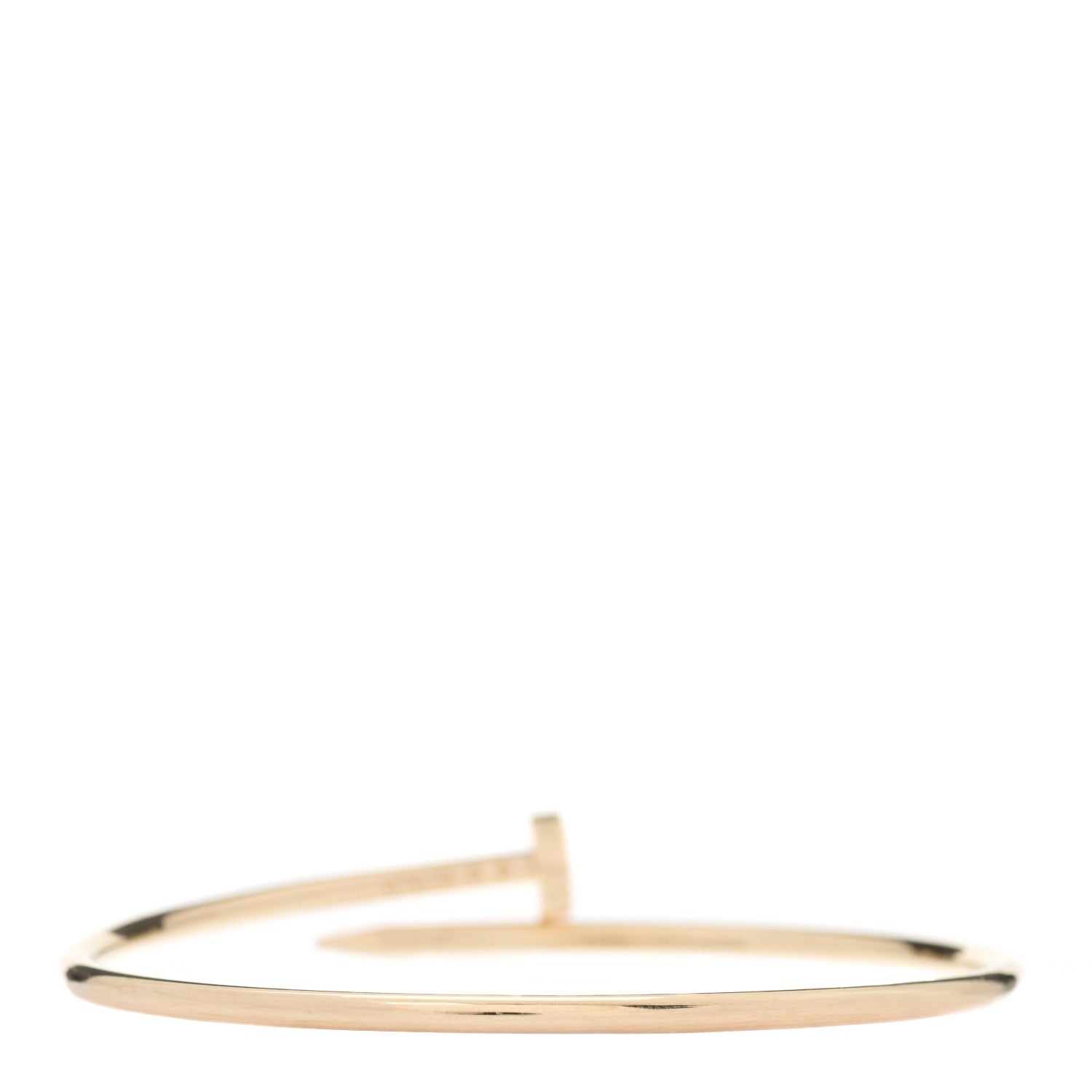 Cartier 18K Yellow Gold Small Juste Un Clou Bracelet 17 2 of 4
