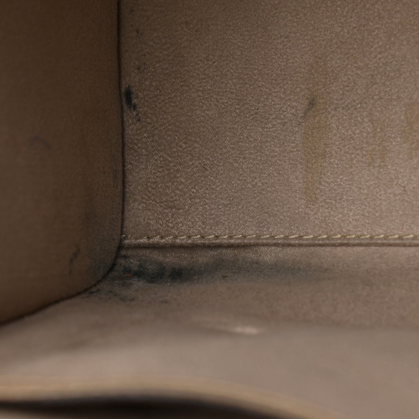 Drummed Calfskin Micro Luggage Dune