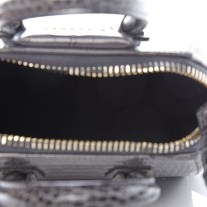 Givenchy Calfskin Crocodile Embossed Mini Antigona Storm Grey 4 of 8
