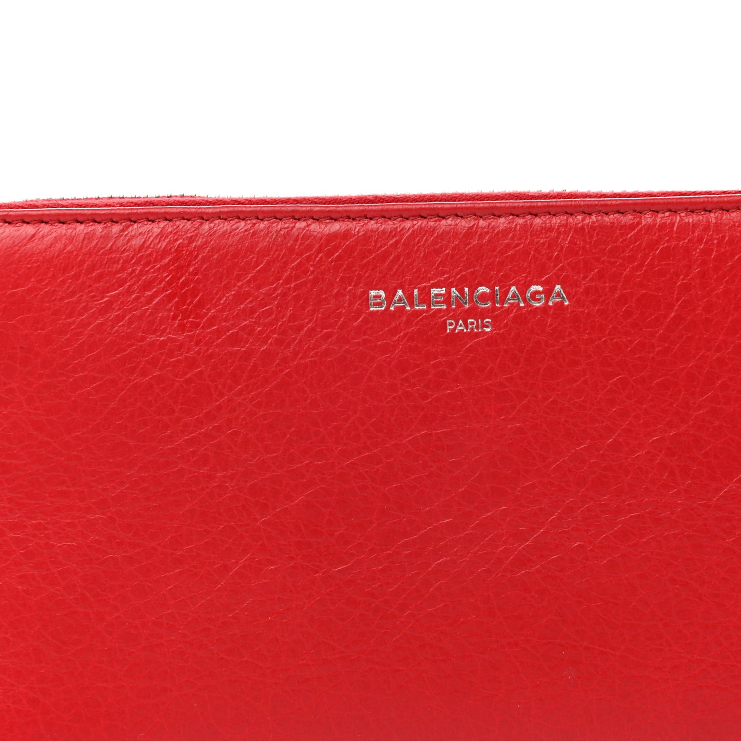 Agneau Continental Zip Around Wallet Rouge Cardinal