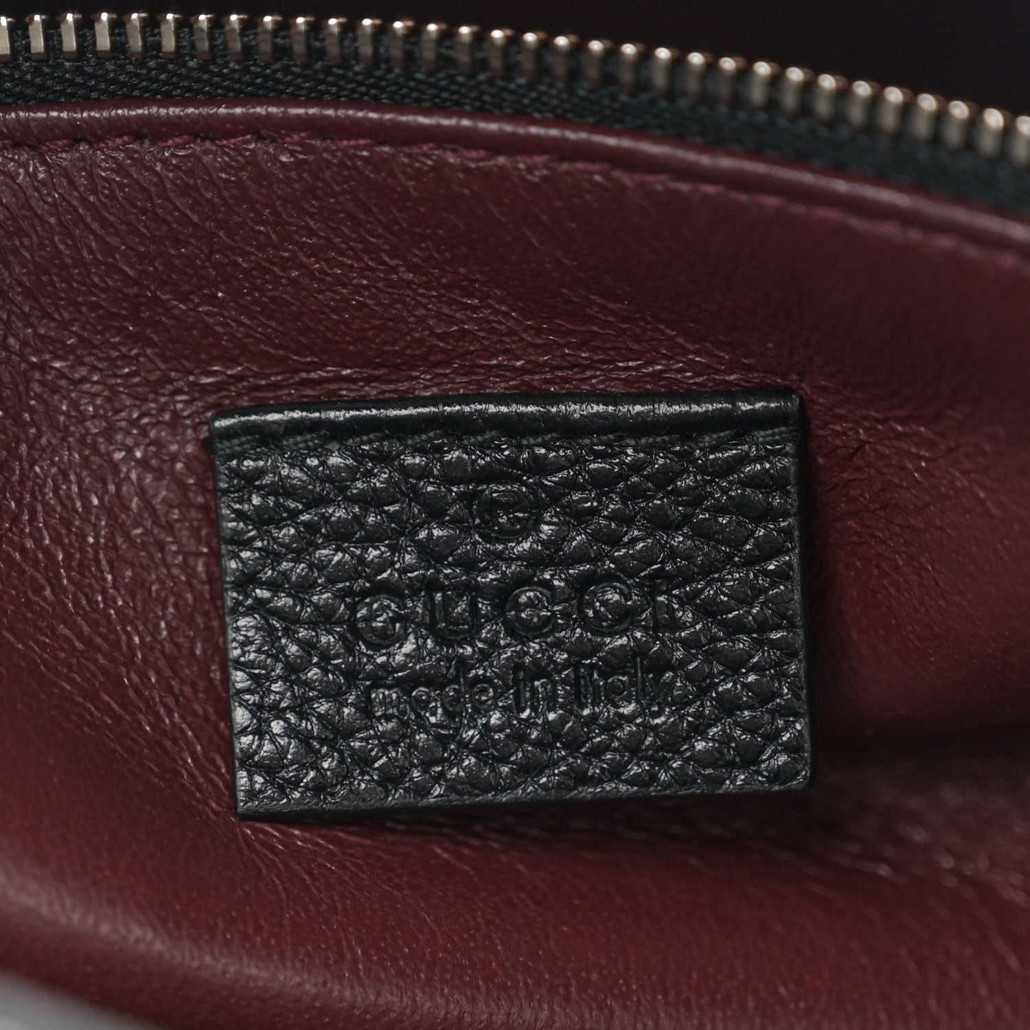 Gucci Smooth Calfskin Medium Zumi Top Handle Bag Black 6 of 10