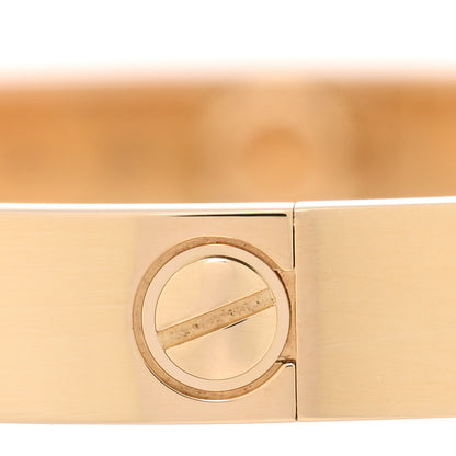 Cartier 18K Yellow Gold 4 Diamond LOVE Bracelet 16 6 of 9