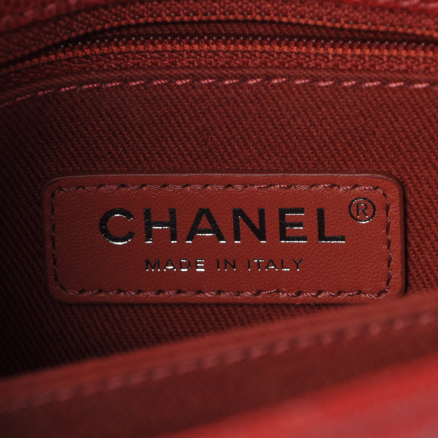 Chanel Caviar Quilted Mini Coco Handle Flap Red 6 of 8