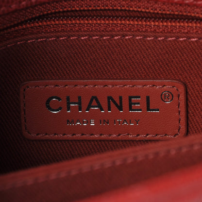 Chanel Caviar Quilted Mini Coco Handle Flap Red 6 of 8