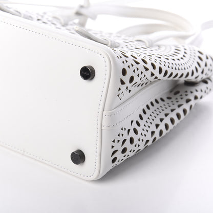 Alaia Calfskin Vienne Mina 20 Bag White 9 of 11