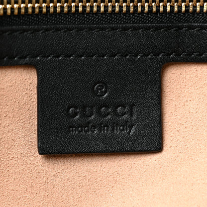 Gucci Suede Patent Web Medium Ophidia Top Handle Dome Bag Nocciola Black 6 of 10