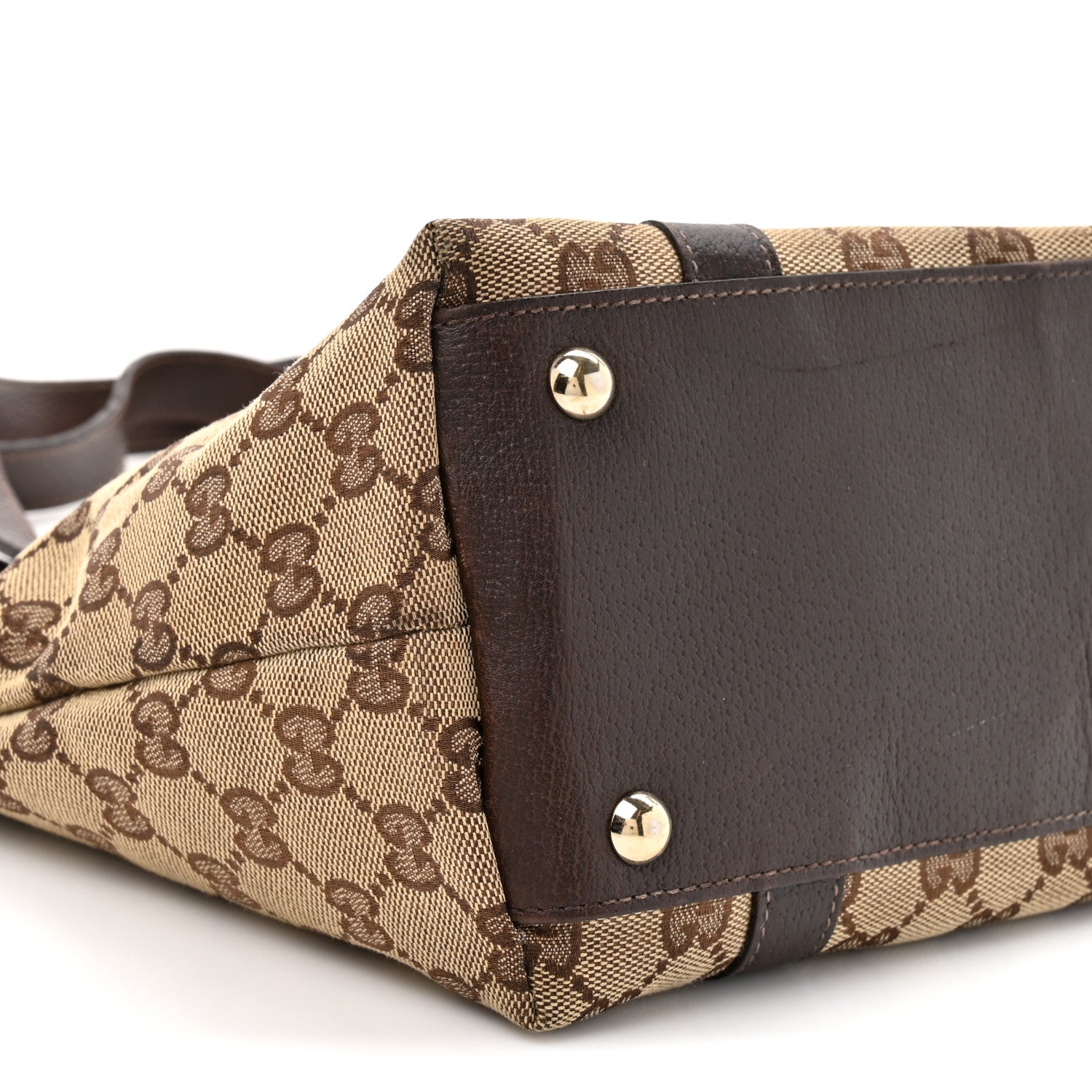 Gucci Monogram Medium Abbey Tote Brown 10 of 17