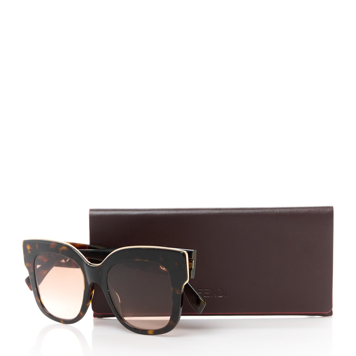 Acetate F is FF Cat Eye Sunglasses FF 0359/G/S Havana