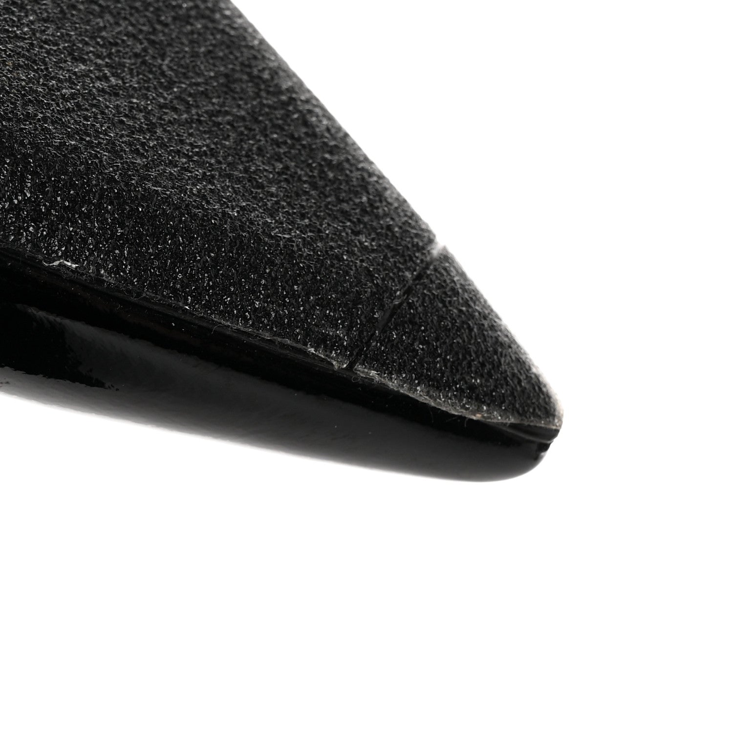 Saint Laurent Patent Opyum Ankle Booties 37 Black 11 of 12