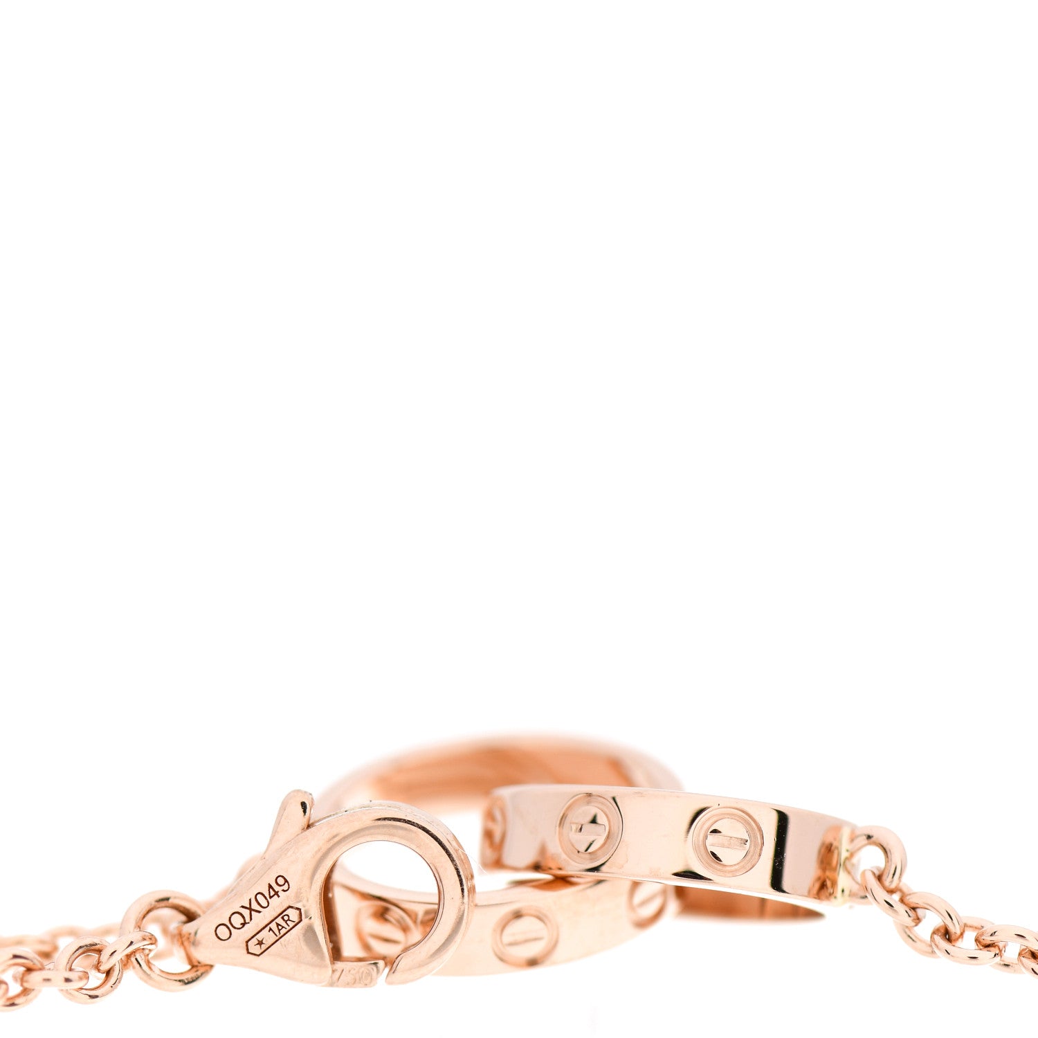 Cartier 18K Pink Gold Interlocking LOVE Bracelet 4 of 5