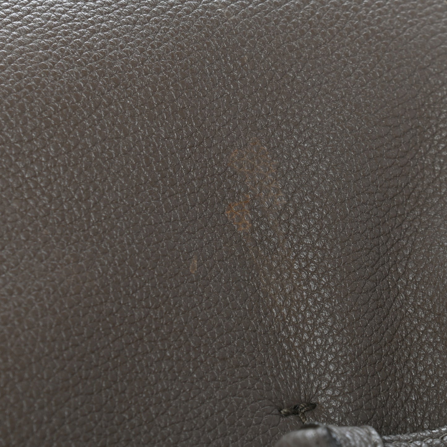 Soft Grained Calfskin Small Belt Cabas Phantom Taupe