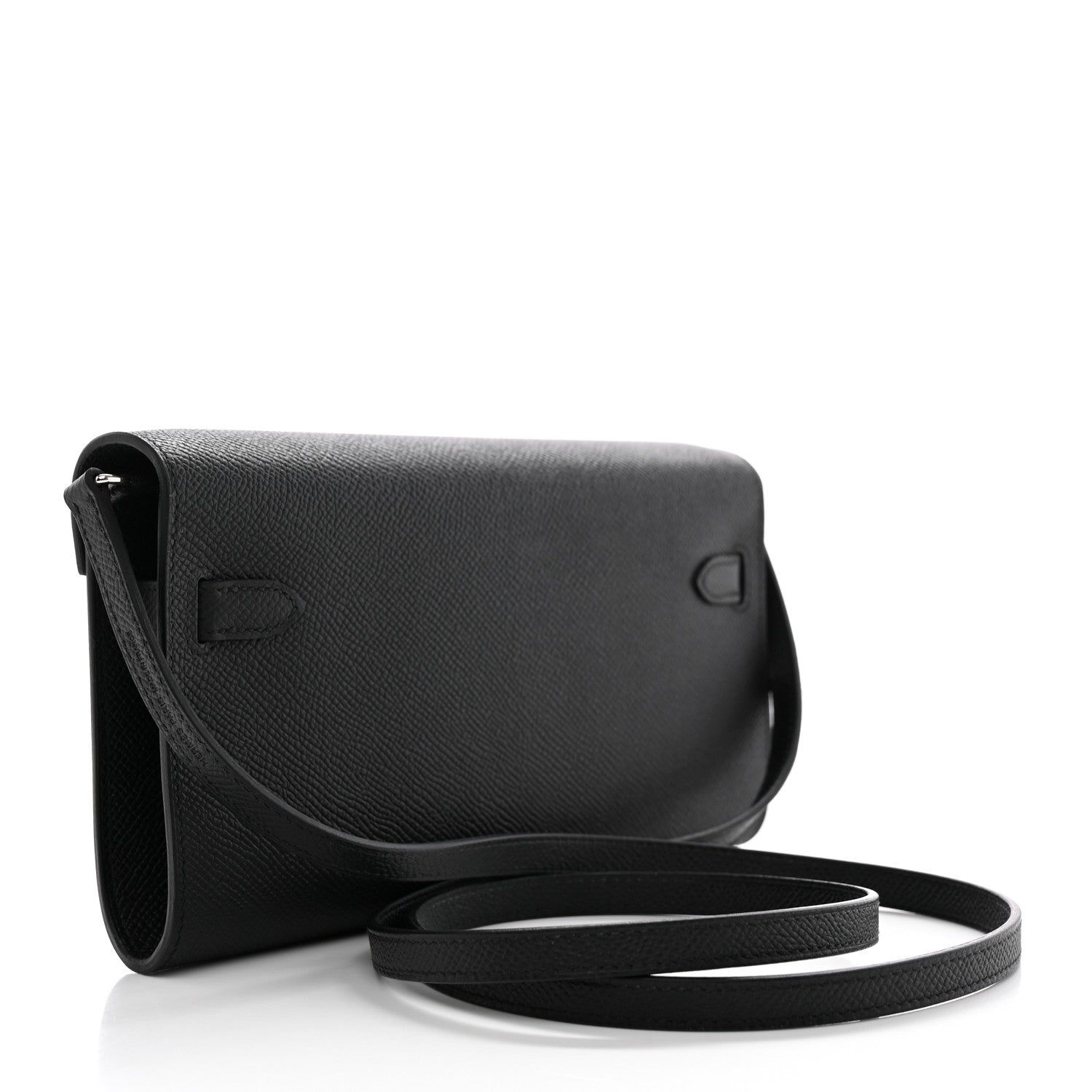 Hermes Epsom Kelly Wallet To Go Black 3 of 7